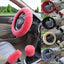 Chic Plush Fur Steering Wheel Cover Set - Cozy & Stylish Car Accessory - Korvel