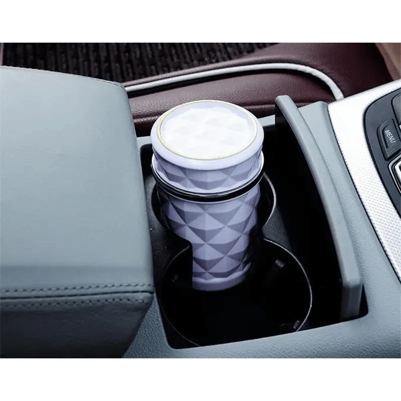 Cenicero de coche LED de lujo - Portátil y elegante