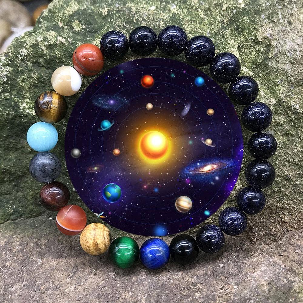 Universe Planets Solar System Galaxy Bracelet