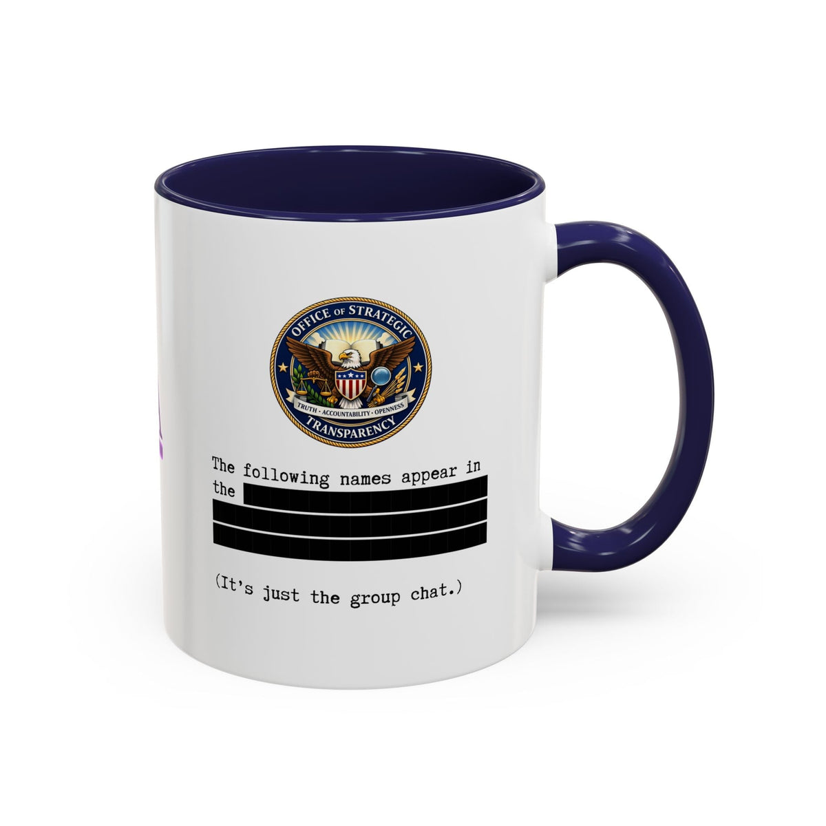 Taza de Café de Documentos Desclasificados – Diseño de Sátira Política