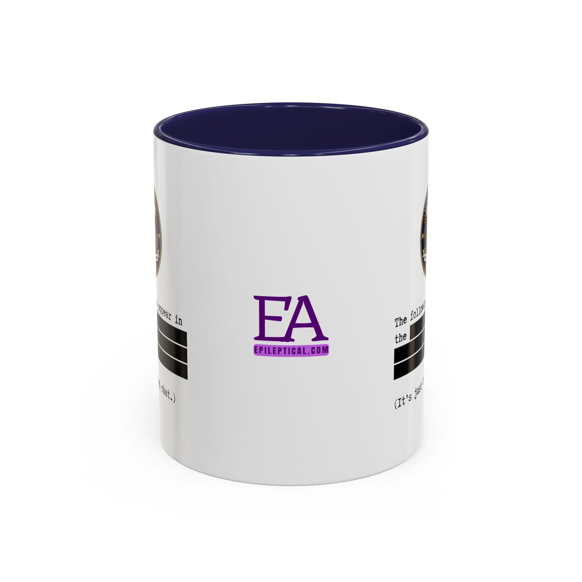 Taza de Café de Documentos Desclasificados – Diseño de Sátira Política