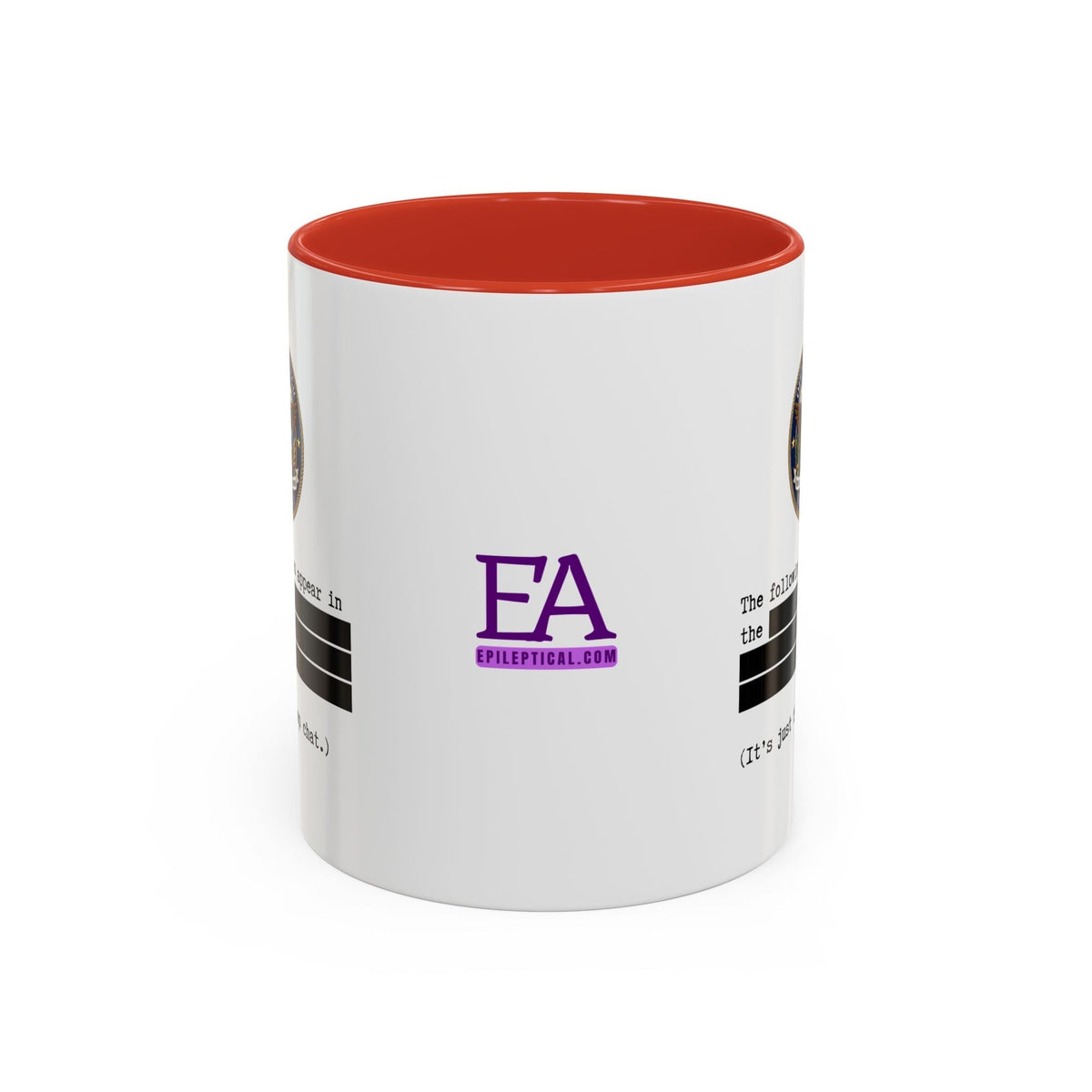 Taza de Café de Documentos Desclasificados – Diseño de Sátira Política