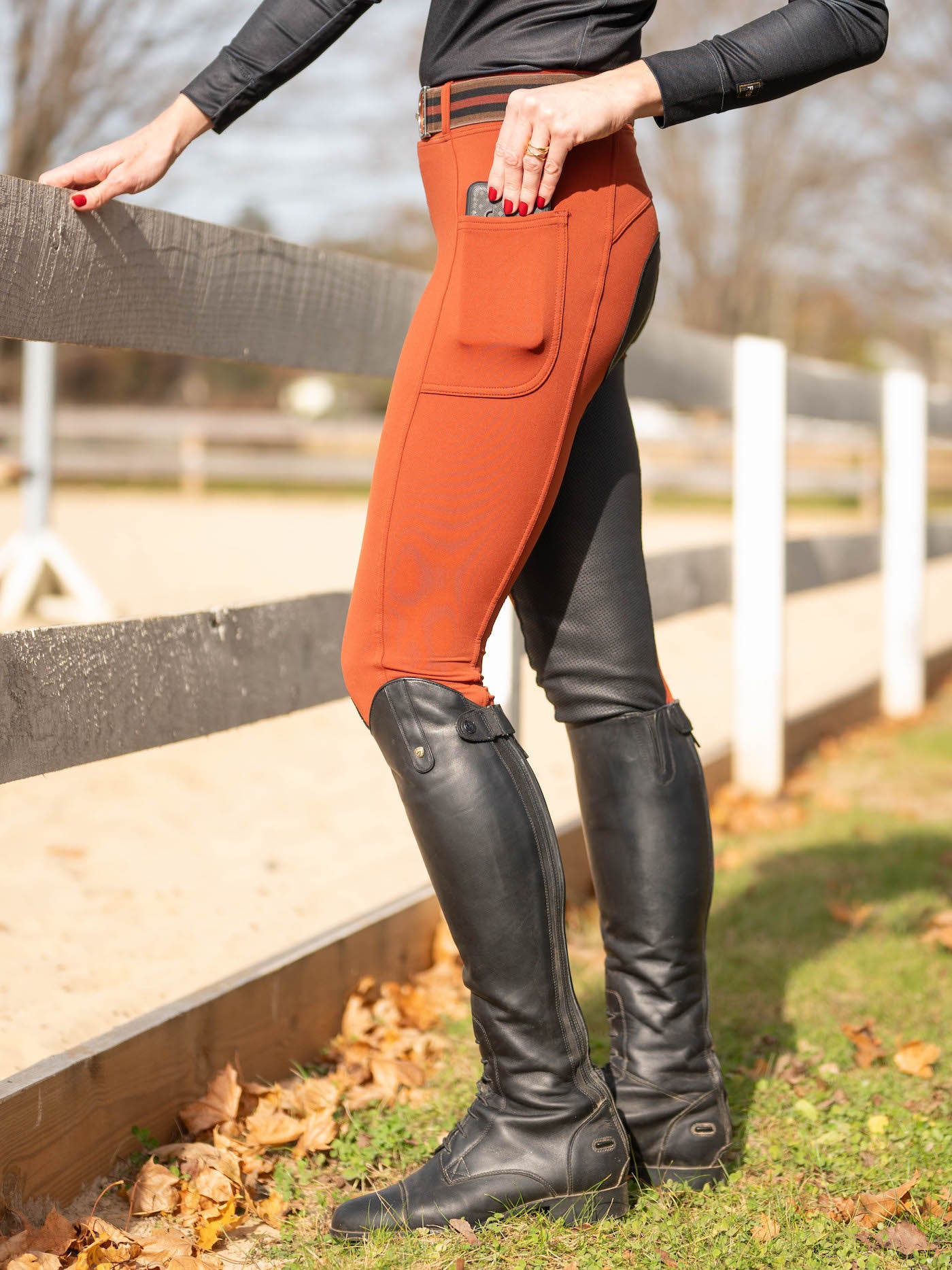 PerforMAX All Season Full Seat Pull On Breech avec Poches Cargo
