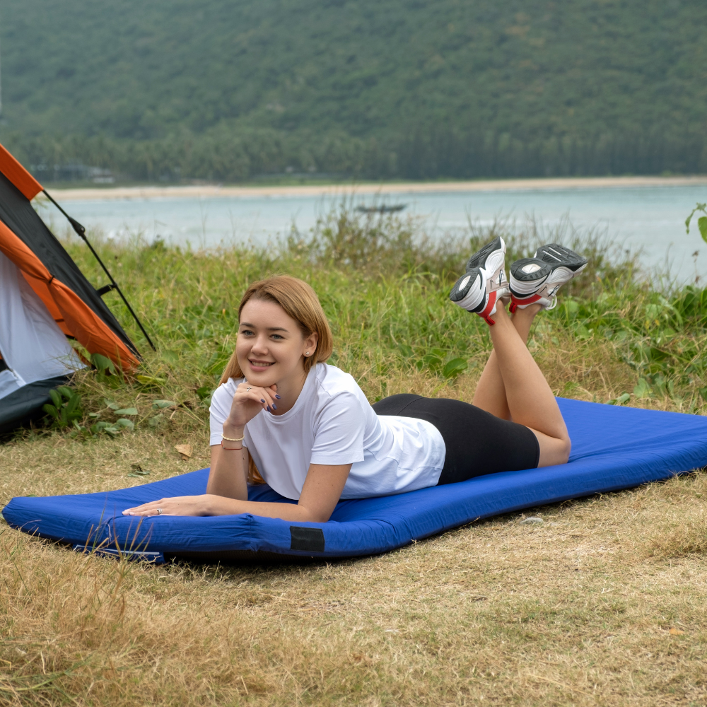 Hazli Ultra Comfort Air-Cell Memory Foam Camping Mattress