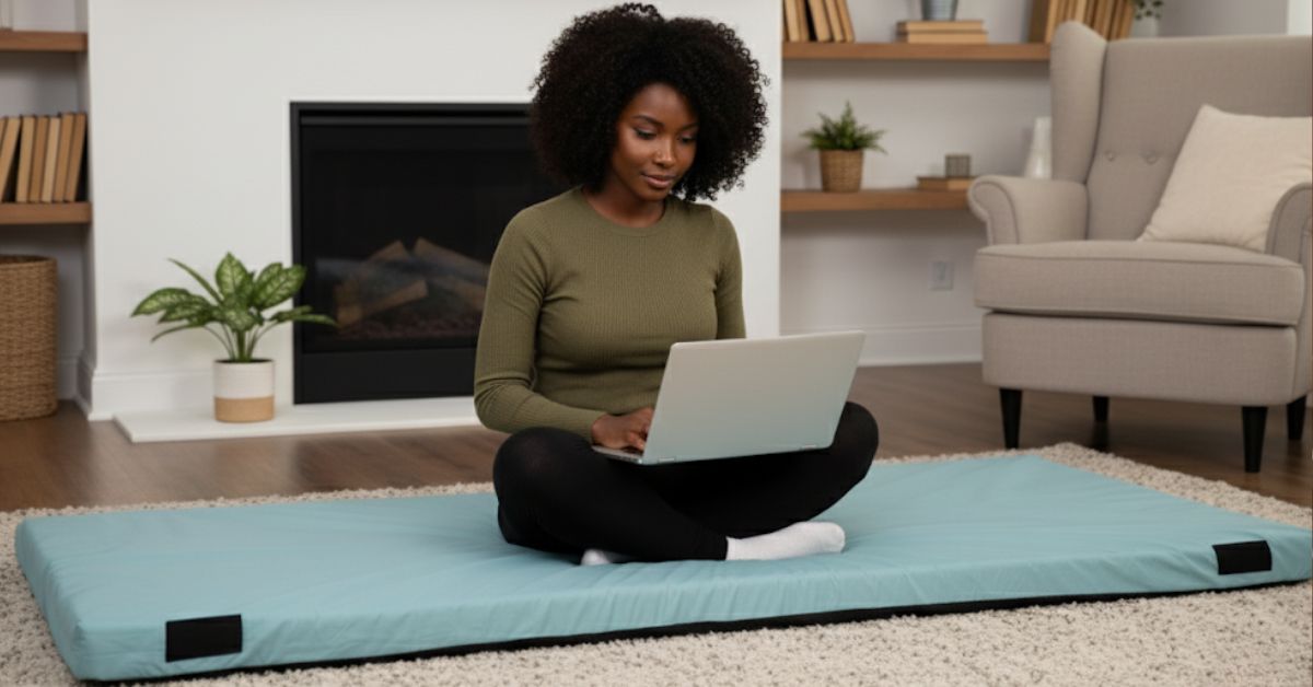 Hazli Ultra Comfort Air-Cell Memory Foam Camping Mattress