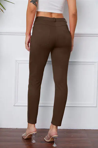 Pantalones Esenciales de Puntada Elástica