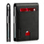 Cartera de Cuero Slim RUNBOX para Hombres - Cartera Bifold con Bloqueo RFID