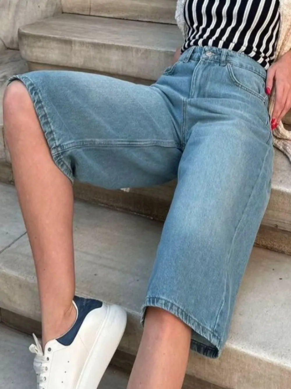 Urban Casual Women's Loose Denim Pants