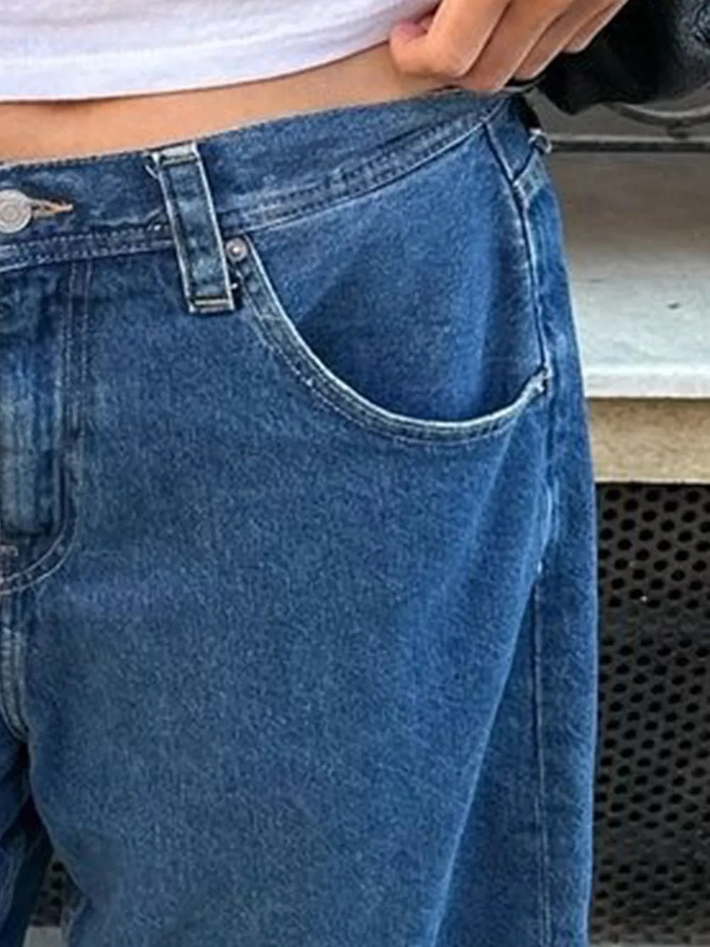 Urban Casual Women's Loose Denim Pants