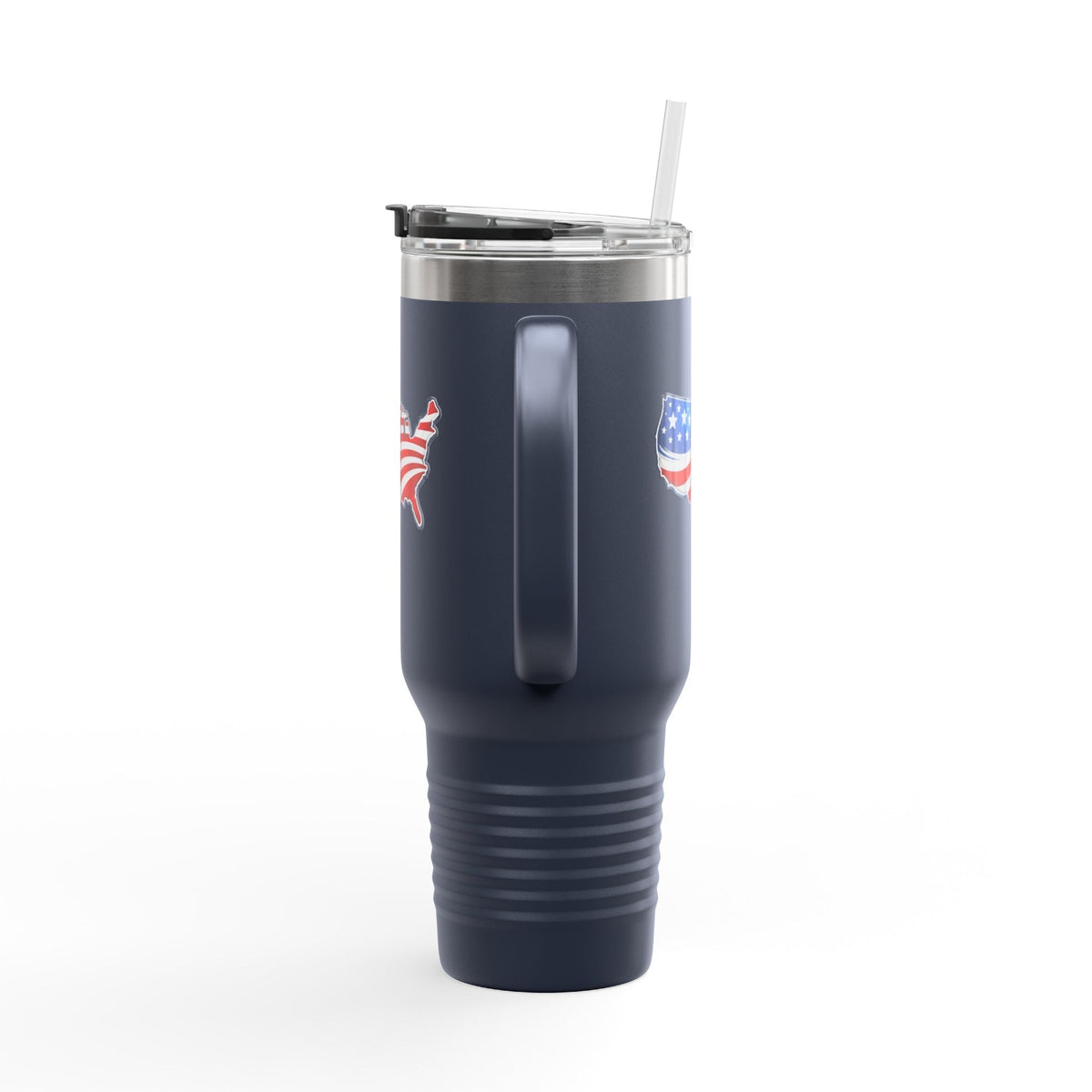 USA Map 40oz Insulated Tumbler with Handle