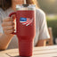 USA Map 40oz Insulated Tumbler with Handle
