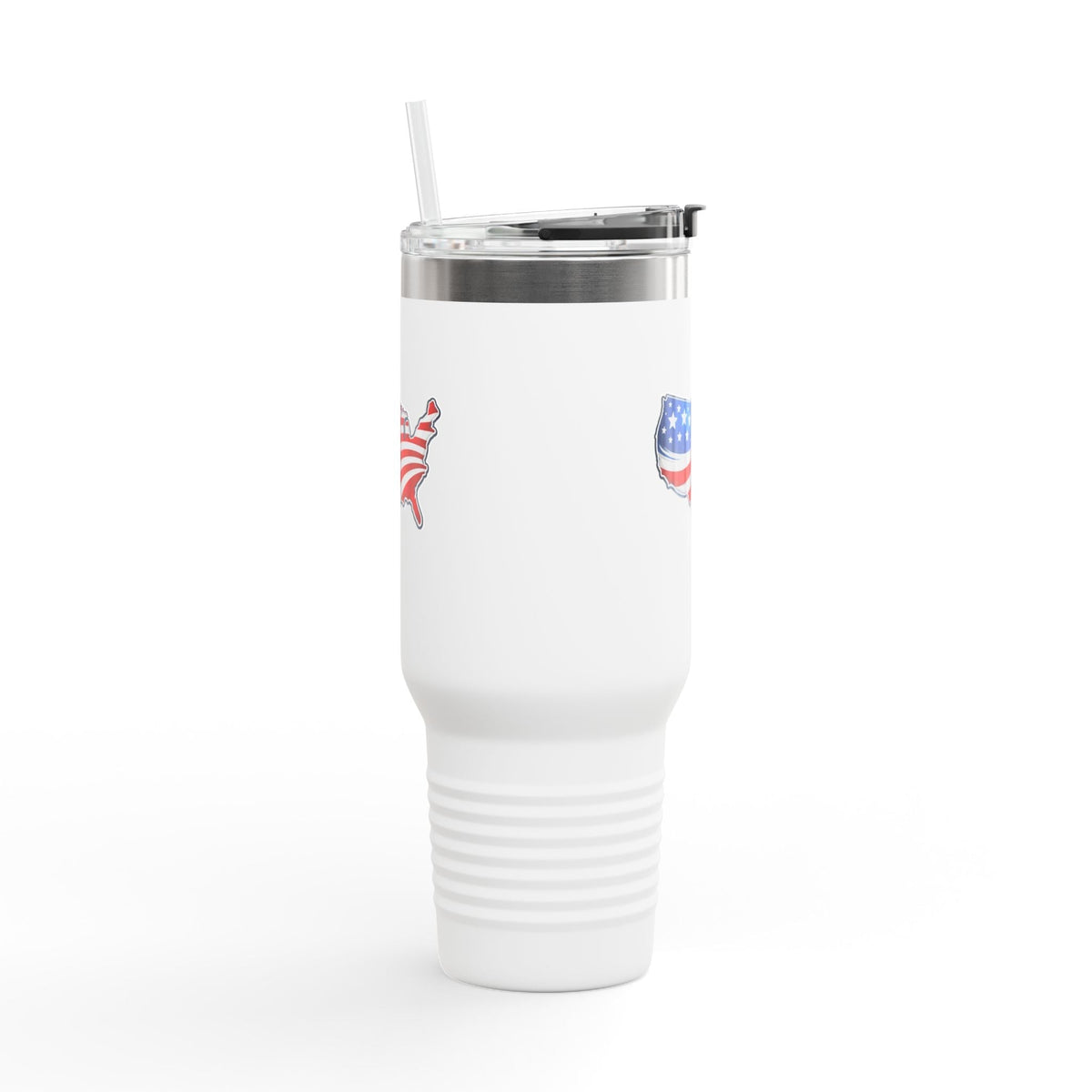 USA Map 40oz Insulated Tumbler with Handle