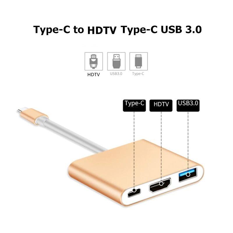 USB C to HDMI 4K VGA Adapter - Multiport Hub