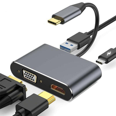 USB C to HDMI 4K VGA Adapter - Multiport Hub