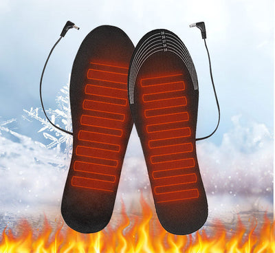 USB heating insole warm feet treasure charging heating washable size tailoring full soled warm feet electric heating insole - Korvel