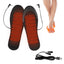 USB heating insole warm feet treasure charging heating washable size tailoring full soled warm feet electric heating insole - Korvel