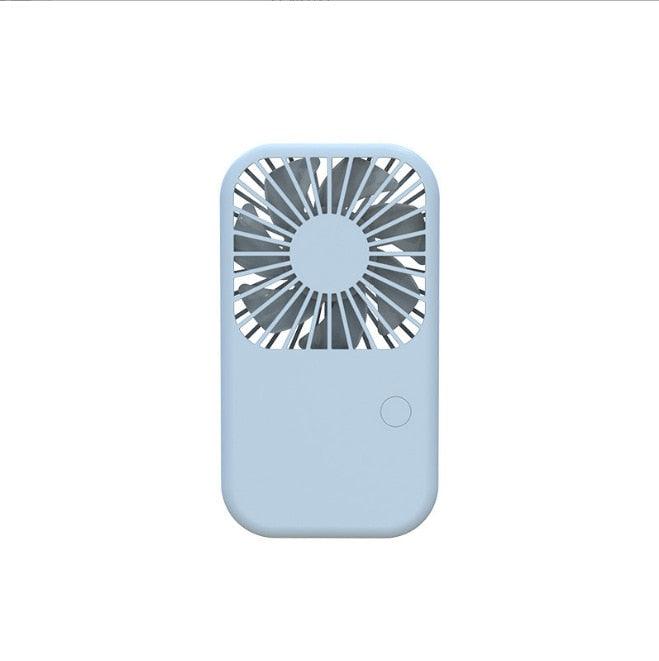 Portable USB Mini Fan - Handheld & Rechargeable with 3 Speeds