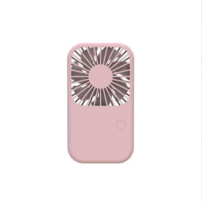 Portable USB Mini Fan - Handheld & Rechargeable with 3 Speeds