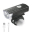 Powerful USB Rechargeable 3-Mode Bicycle Headlight & Tail Light Set - 300 Lumen Waterproof LED - Korvel