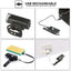 Powerful USB Rechargeable 3-Mode Bicycle Headlight & Tail Light Set - 300 Lumen Waterproof LED - Korvel
