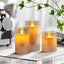 USB Rechargeable LED Pillar Candles - Korvel