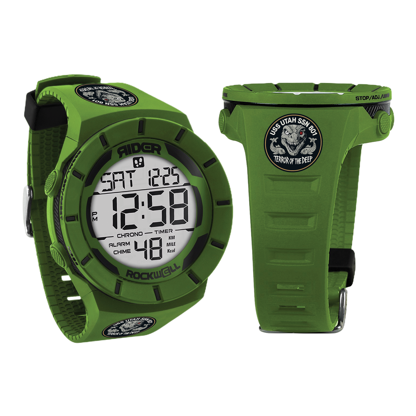 Reloj Coliseum Fit™ Phantom Black - Edición USS Utah