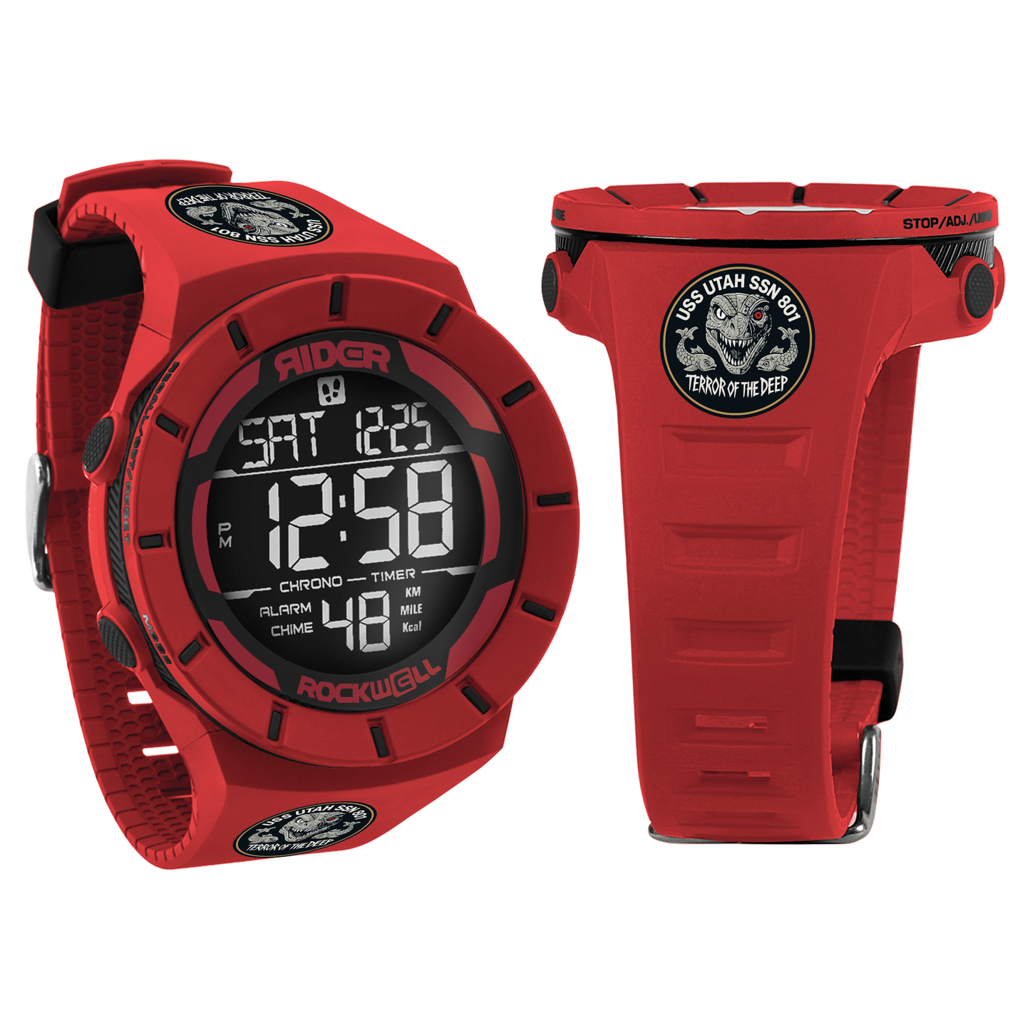 Reloj Coliseum Fit™ Phantom Black - Edición USS Utah