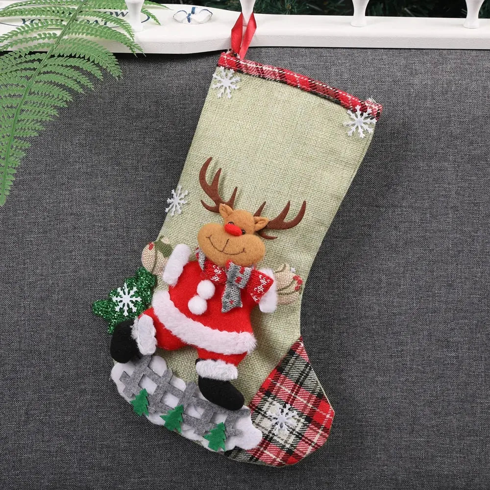 Sacs de bonbons de Noël festifs pour offrir en cadeau
