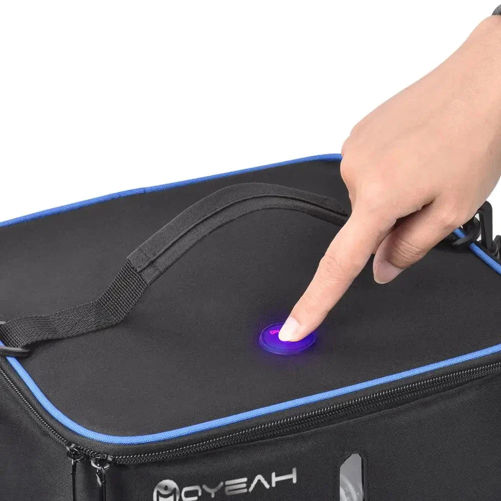 UV Led&Ozone Sterilizer Bag Portable Ozone Disinfector Case For Sanitizling CPAP machines Mask Tube and other accessories - Korvel