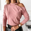 Suéter Elegante de Cuello Redondo para Mujeres Modernas