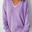 V-Neck Dropped Shoulder Sweater - Korvel