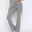 V-Neck Long Sleeve Top and Pants Set - Korvel