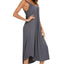 V-Neck Midi Lounge Dress - Korvel