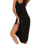 V-Neck Midi Lounge Dress - Korvel