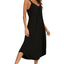 V-Neck Midi Lounge Dress - Korvel