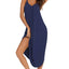 V-Neck Midi Lounge Dress - Korvel
