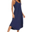 V-Neck Midi Lounge Dress - Korvel