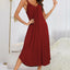 V-Neck Midi Lounge Dress - Korvel