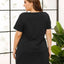 V-Neck Short Sleeve Lounge Dress - Korvel