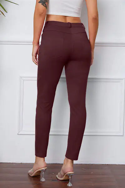 Pantalones Esenciales de Puntada Elástica