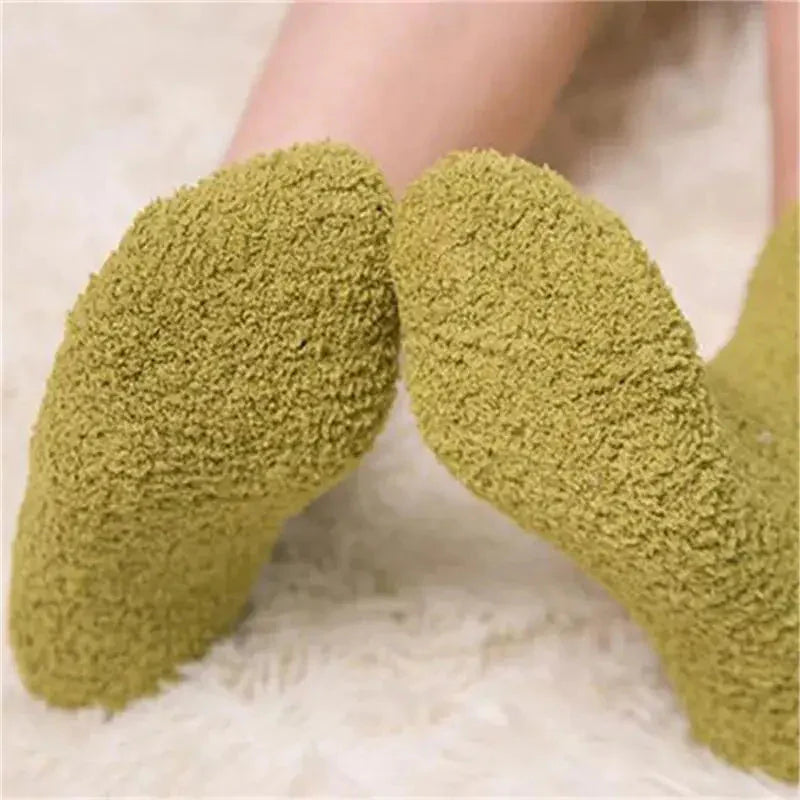Women's Cozy Bed Socks in Pure Color