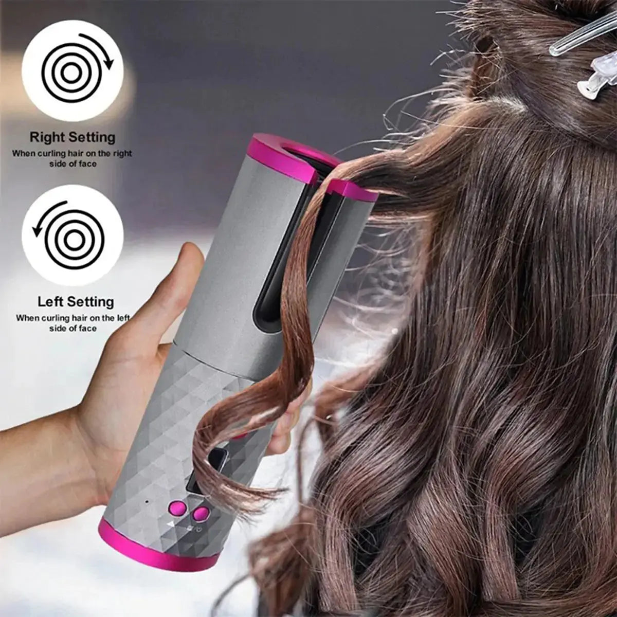 Rizador de Cabello Inalámbrico Premium para un Estilo Sin Esfuerzo
