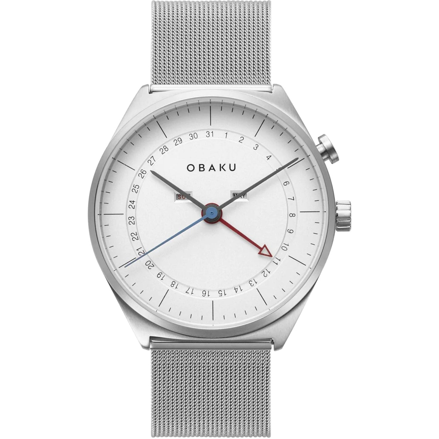 Montre Dato pour homme Obaku - Design élégant en acier inoxydable