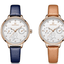 Montre de Luxe Élégante pour Femme avec Double Zircon et Chronomètre
