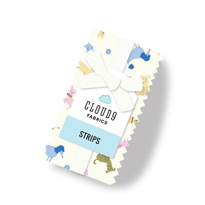 Playful Dogs Fabric Strips - 40 Pieces