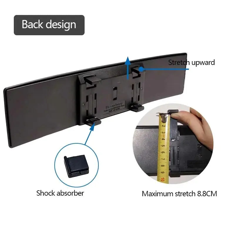 Universal Anti-Glare Wide-Angle Car Rearview Mirror