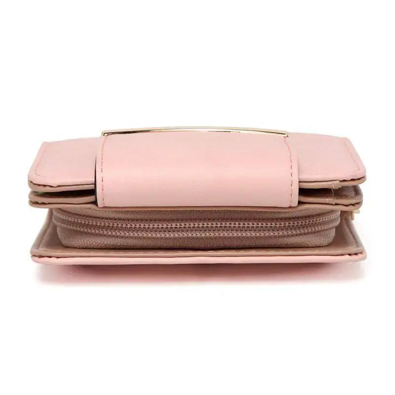 Portefeuille en cuir vintage avec oreilles de chat mignonnes et franges