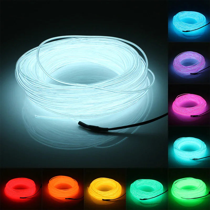 Guirlande lumineuse LED EL Neon avec contrôleur