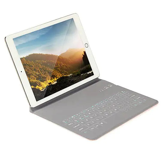 Funda Ultra Delgada para iPad con Teclado de Sensor Táctil y Soporte
