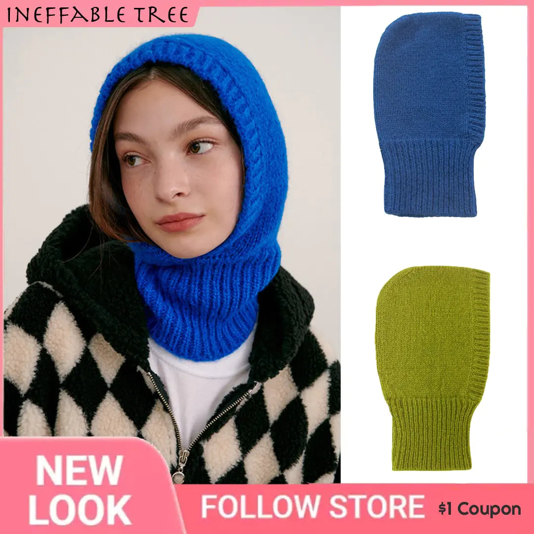 Gorro Balaclava de Punto para Uso Exterior en Invierno